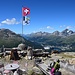 Teil des Aussenbereichs der Segantinihütte