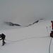 Pause beim Abstieg auf ca. 2900 m.ü.M.: DIESEN Handschuh haben wir wieder erwischt...