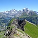 schöner Blick über den Alpschelegrat