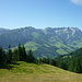 Aussicht vom Klosterspitz: Nördliche Kette des Alpsteins