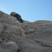 Kletterstelle unter Furggjoch ca IV 10 Meter