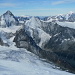 Gipfelpanorma vom Bishorn mit <br />Dent Blanche, Grand Cornier und Grand Combin
