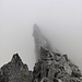La nebbia che aumenta durante la discesa