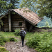 Wir erreichen die Schahling-Hütte.