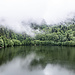 Guten Morgen am Lac du Neuweiher mit kräftigem Regen.