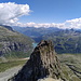 Vom Gipfel: Blick Richtung Vals ..