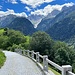 Kurz hinter Soglio auf dem Weg nach Promontogno