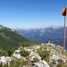 Blick vom Gipfel zur Gehrenspitze
