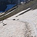 Es hatte noch kleinere Schneereste