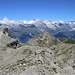 La vista verso il Rhonegletscher ed i 4000 dell'Oberland.