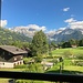 Ausblick aus unserer Unterkunft