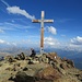 Am Gipfelkreuz des Monte Vioz