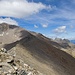 Sur le sommet de Piz Nair 3001m, la vue sur Muttler et la crête qui y mène 