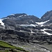 Der Gletscher unter dem Mont Ruan hat noch einen beeindruckenden Abbruch.
