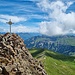 Auf dem Spitzmeilen. Die Hochfinsler-Gruppe versteckt sich.