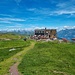Spitzmeilenhütte. Gleich gibt's was zu Habern...