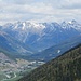 Zoomaufnahme Richtung Unterengadiner Berge