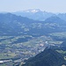 Zoomaufnahme Richtung Dachsteingebirge