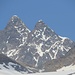 Zoomaufnahme zu Bergen der Bernina
