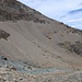 In discesa verso il Colle della Rossa