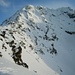 Rückblick unterhalb der Winterlücke (2787m) aufs Flüela Wisshorn (3085m).