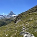 und haben noch eine Stunde länger das Matterhorn im Blick