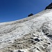 und das Mettelhorn lugt hervor - davor muss man noch einen eher harmlos anmutenden Gletscher queren