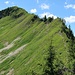 Am Gipfelaufbau der Löffelspitze wird das Gelände wieder einfacher.