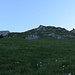 Früh am morgen den sehr steilen Weg zur Schäferhütte hoch