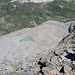 Die spärlichen Überreste vom Glatscher da Sut Fuina