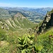 Mein Pausenplatz, mit Blick gegen Norden. Auch die Petits Lacs am Aufstiegsweg sind (etwa in der Bildmitte) zu sehen.<br /><br />