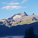 Der völlig ausgeaperte kleine Gletscher "Vedretta dello Stella" auf der Nordseite des Bergs