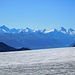 Blick vom Glacier de Tsanfleuron nach Südosten zu den Walliser Alpen