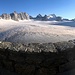 Hüttenaussicht auf das Plateau du Trient 