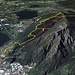Monte Cornizzolo da Civate: traccia.