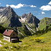 Sterzerhütte mit Widderstein-Massiv