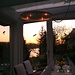 Sonnenuntergang - gesehen vom Restaurant "Kirschgarten"
