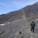 in avvicinamento al fianco della montagna