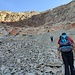 in salita verso il canalone