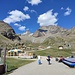 in centro la vetta del Lagginhorn, con tutta la cresta percorsa in discesa