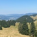 Abstieg von der Crêt de la Neige gegen das Chalet Les Lisières des Ski Clubs Fleurier.<br /><br /><br />