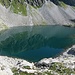 Der schönste und grösste See: Der Lai Negr 2623 m ist sogar auf der Karte benannt. Das Spiegelbild ist auch im Sommer gut sichtbar