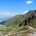 Abstieg vom Lac de Vaux zum Col des Mines