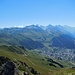 Pierre Avoi (2473 m)<br />Tiefblick nach Verbier