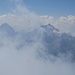 Tinzenhorn und Mitgel in den Quellwolken