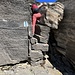 und nochmals die eine Kletterstelle