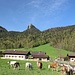 in Kreuth mit Blick zum Gipfel