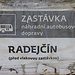 Radejčín, Haltestelle NAD (Schienenersatzverkehr)