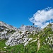 Der Blick vom Gruobenpass auf die Schweizer Seite.