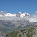 Monte Rosa dal Colle cresta ovest punta Ciampono 